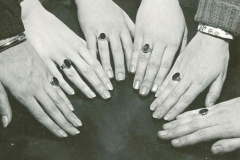 Image of five class rings