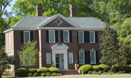 Exterior of the President's home