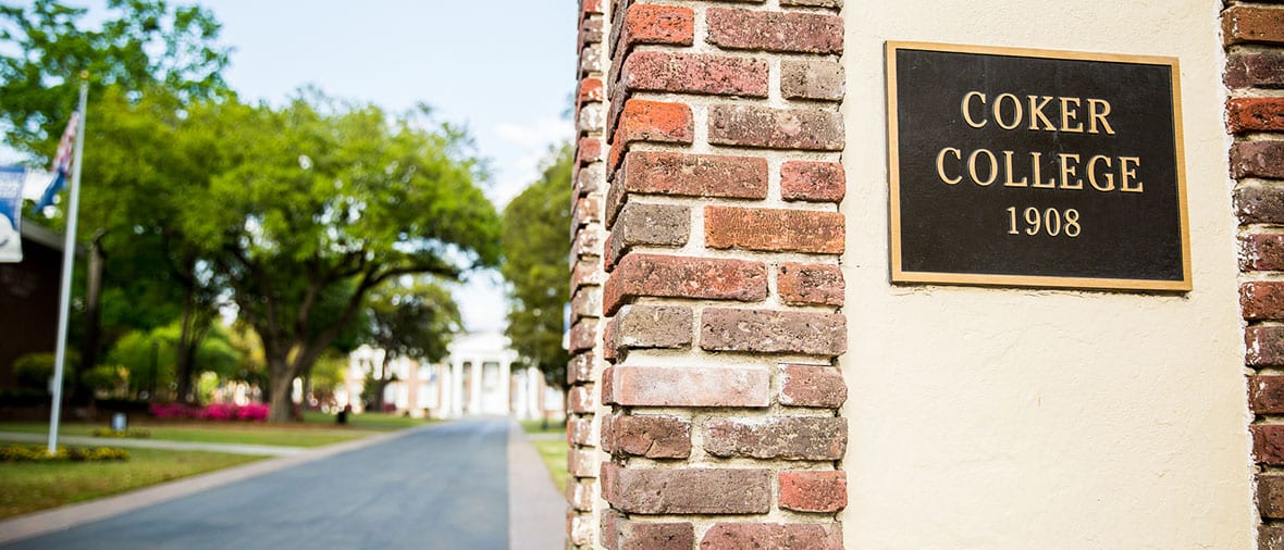 Coker Entry to campus